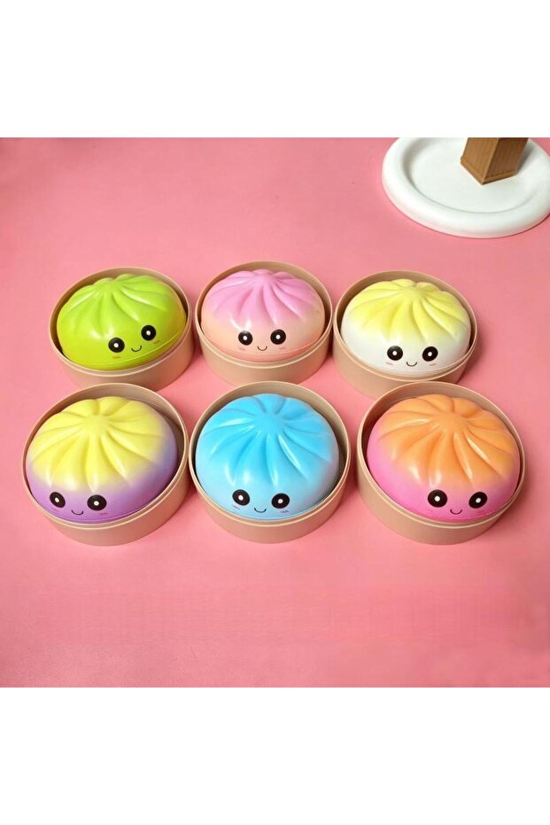 Hot 1Pcs Soft Rebound Squeeze Toy Simulated Dumpling Squishy Stress Ball For Anxiety Desk Decor G...