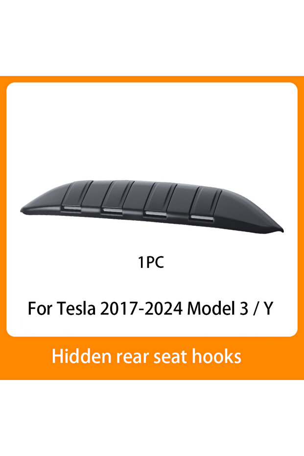 1PC For Tesla 2017-2026 Model 3 Y Car Seat Hidden Hooks Purse Bag Hanger Back Seater Headrest Bracke