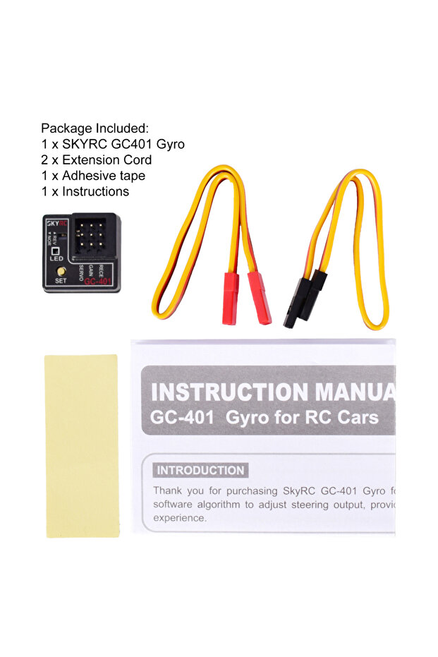GC 401 SKYRC GC301 4-8.4V Mini Gyro Sensor Gyroscope for wltoys k969 RC Car Steering Output Correcti