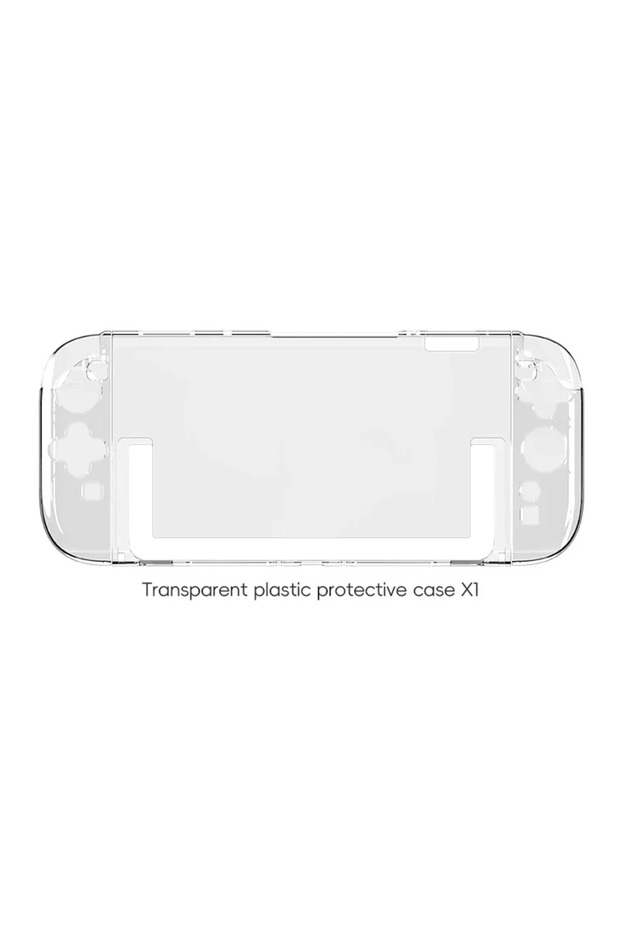 Case Crystal Clear Detachable TPU Protective Case Anti-Scratch Cover For Switch 2 Console & Joy-Con