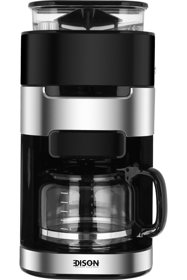 CM1025AB-GS Drip Coffee Maker, 900 Watts, 1.5 Liters - Black Silver