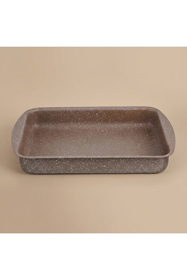 Granite Oven Tray, 35x25 cm, Rectangular - Brown