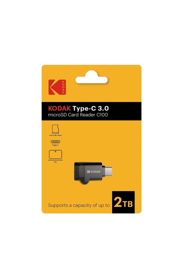 Kodak 7D-C100 Kodak High-Speed Type-C TF Card Reader 2TB Memory Card Adapter for Phone PC
