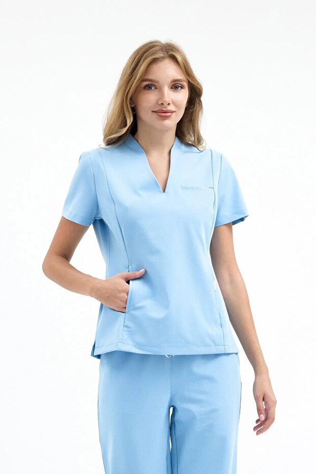 Bloom Alaskan Blue Scrubs Üst
