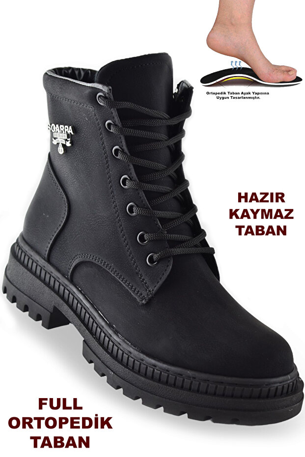 633 Daily Lace-up Zippered Women's Boots Shoes Boots