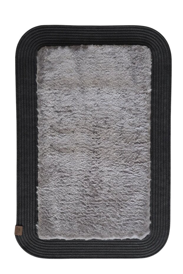 Jute Plush Non-Slip Base Washable Bathroom Kitchen Door Mat 40X60 cm