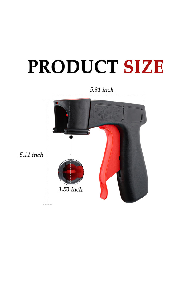 Black Car Spray Trigger Handle Reusable Handle Can Convert Spray Can Into Paint Sprayer Suitable for