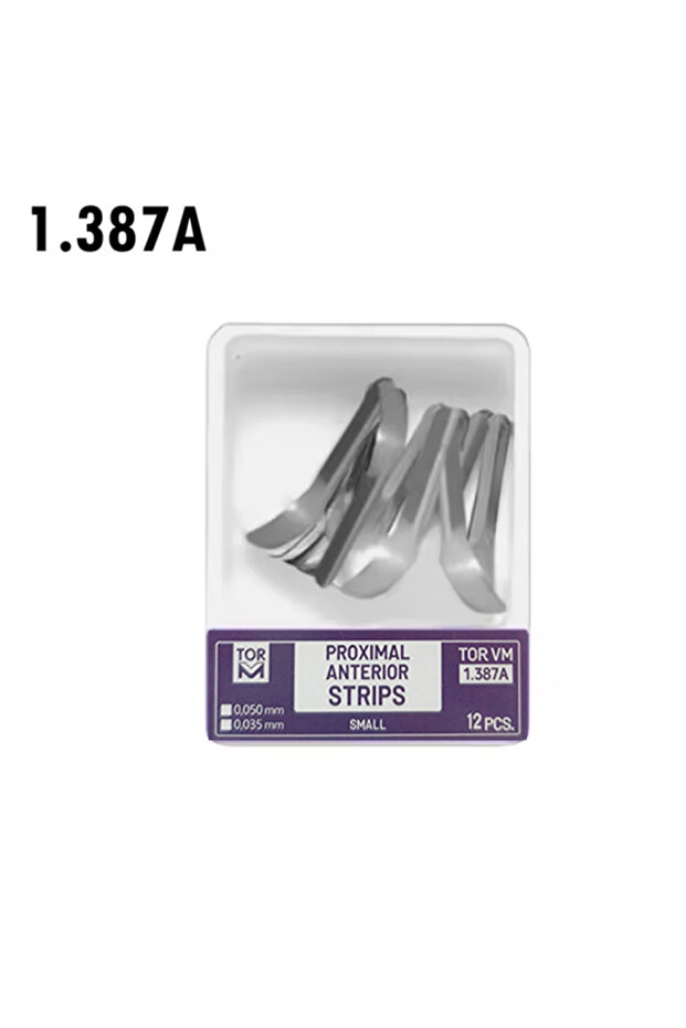 5mm 1.387A 12pcs Dental Proximal Anterior Strips Twin Anterior Matrices Matrix Systems Large Small F