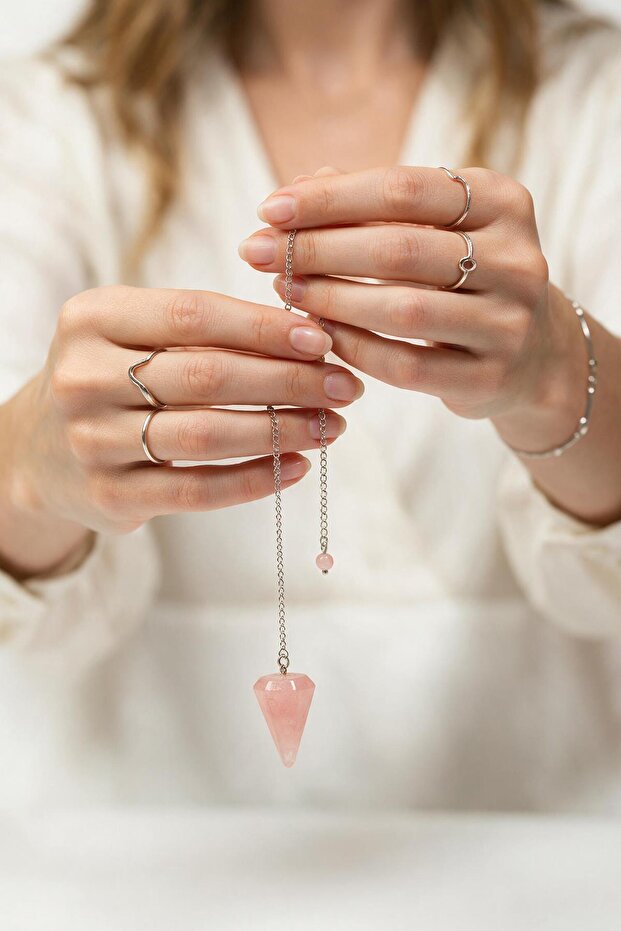 Pink Quartz Stone Pandula