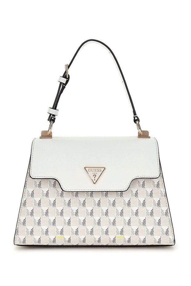 G Wave geometric-print handbag