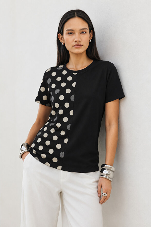Women's Plus Size Special Pattern Viscose Blouse