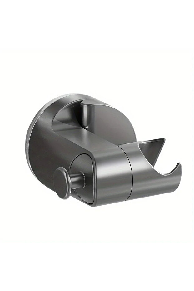 Gray 1PC Adjustable Shower Head Holder Universal Without Drilling Shower Head Support Suction Cup Re