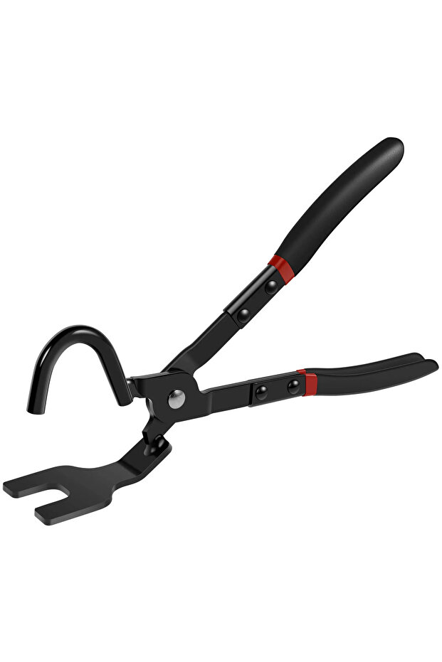 Black Car Exhaust Hanger Pliers High Carbon Steel Bracket Removal Pliers Non-slip Separate Rubber Br