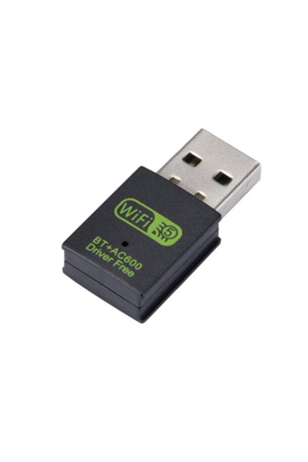 محول واي فاي وبلوتوث USB 2 في 1 بدون محرك أقراص 605، سرعة 600 ميجابت في الثانية، نطاق مزدوج 2.4 جيجاهرتز + 5 جيجاهرتز، واي فاي BT4.2 صغير الحجم