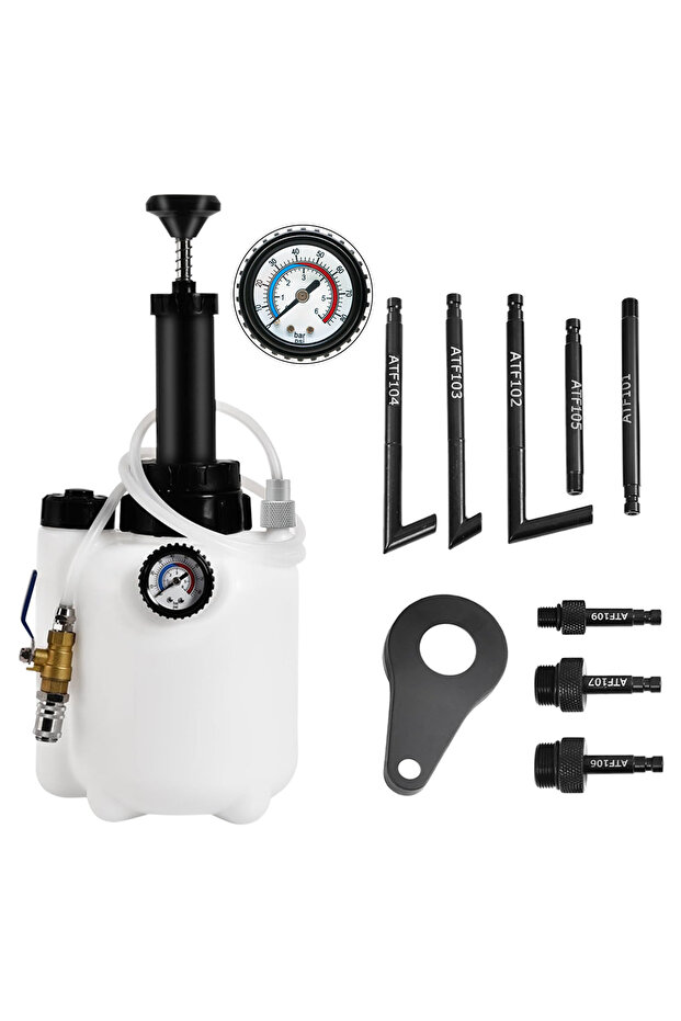 Hand pump-3L 3L Manual Transmission Oil Pump System, Manual Pump with Adapter, Pneumatic Automatic T