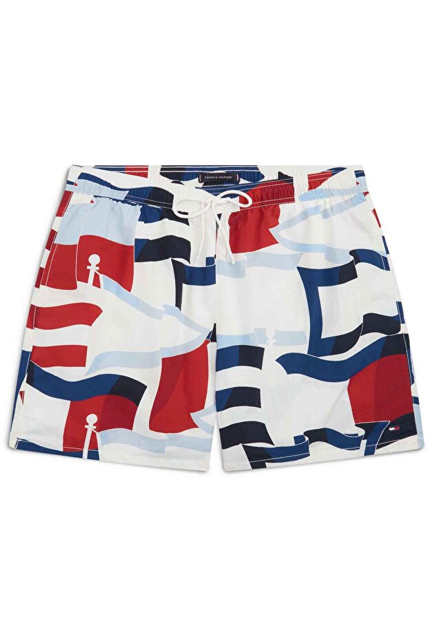 Men's White Swim Shorts