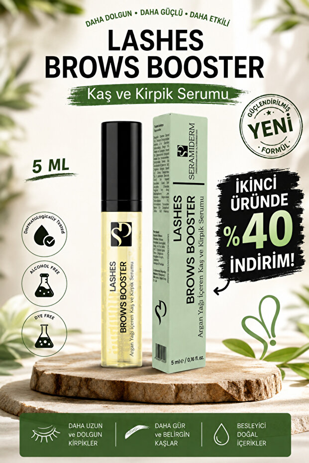 Eyebrow and Eyelash Care Serum with Argan Oil 5 ml