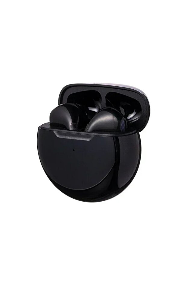 سماعات أذن بلوتوث لاسلكية Black Pro 6 TWS، مزودة بميكروفون وخاصية إلغاء الضوضاء
