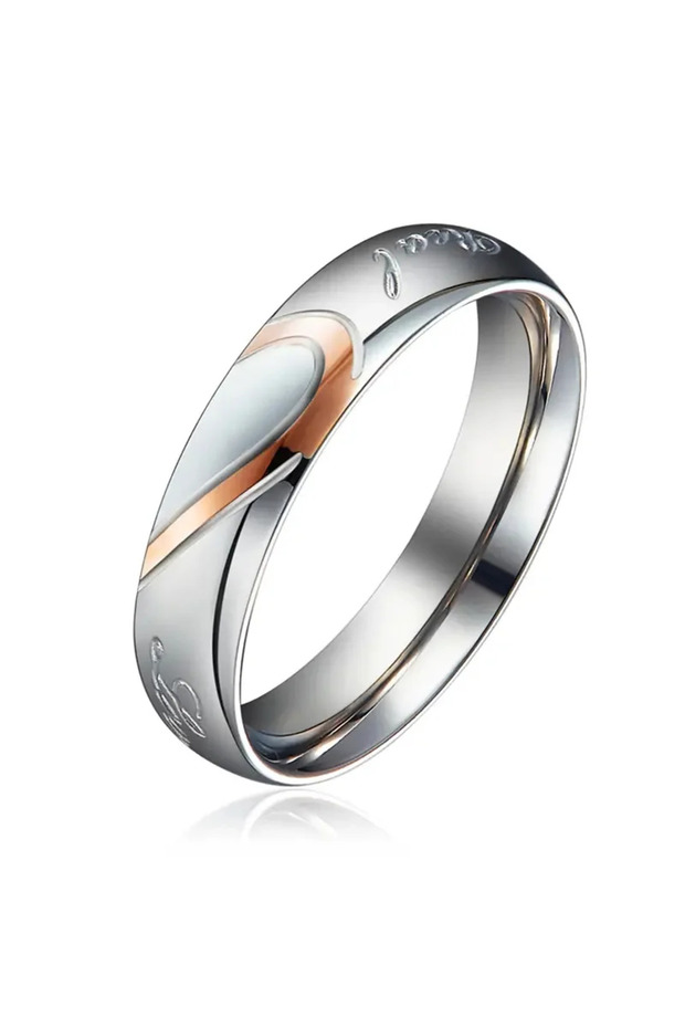 7 Rose Woman 2025 Matching Promise Rings For Couples Love You Forever Wedding Bands Sets Him and Her