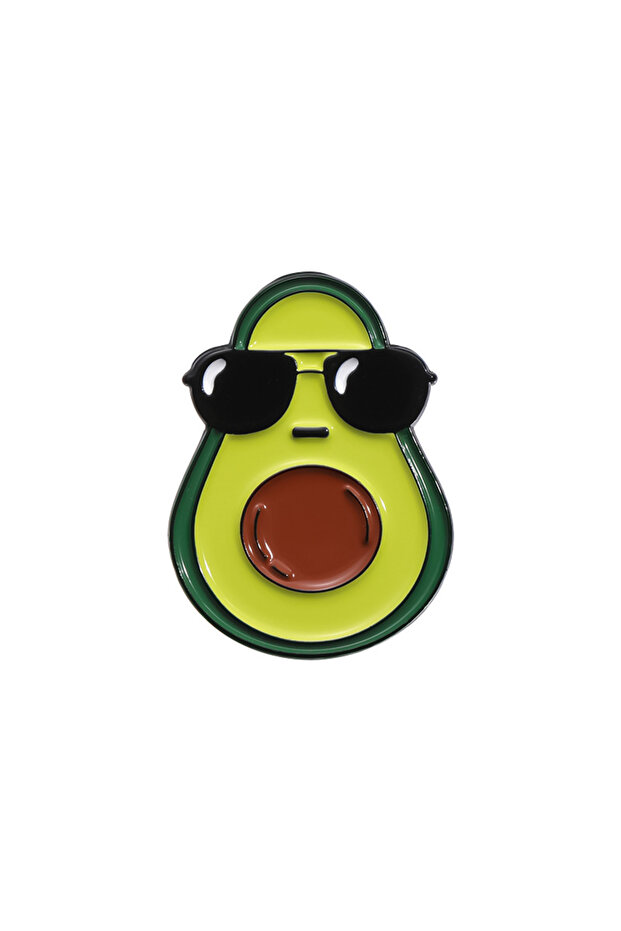 Style 5 Kawaii Avocado Enamel Pins Space Astronaut Cat Planet Fruit Brooches Lapel Badge Backpack Fu