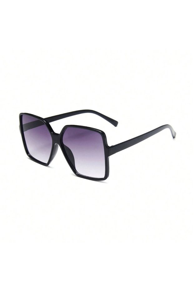 black Oversize Square Sunglasses Women Retro Fashion Luxury Brand Personlity Gradient Black Sun Glas