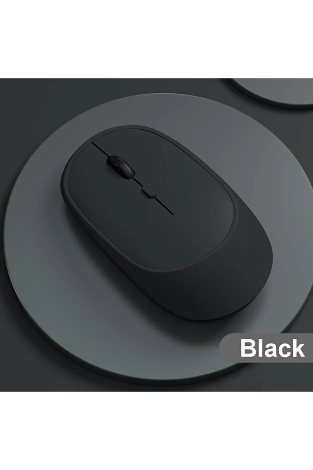 black Wireless Mouse Bluetooth-compatible 2.4G Computer Mice Portable Rechargeable Dual mode Mouse f