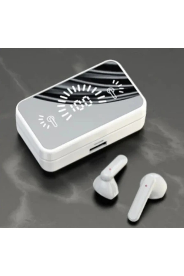 WHITE NEW Original TWS S20 Wireless Bluetooth Headset LED Display Screen Noise Reduction Bluetooth 5