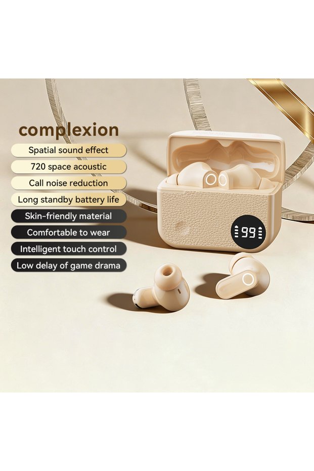 Apricot Wireless Bluetooth Headphones Restore Ancient Ways Camera Originality Design In-ear Type Lon