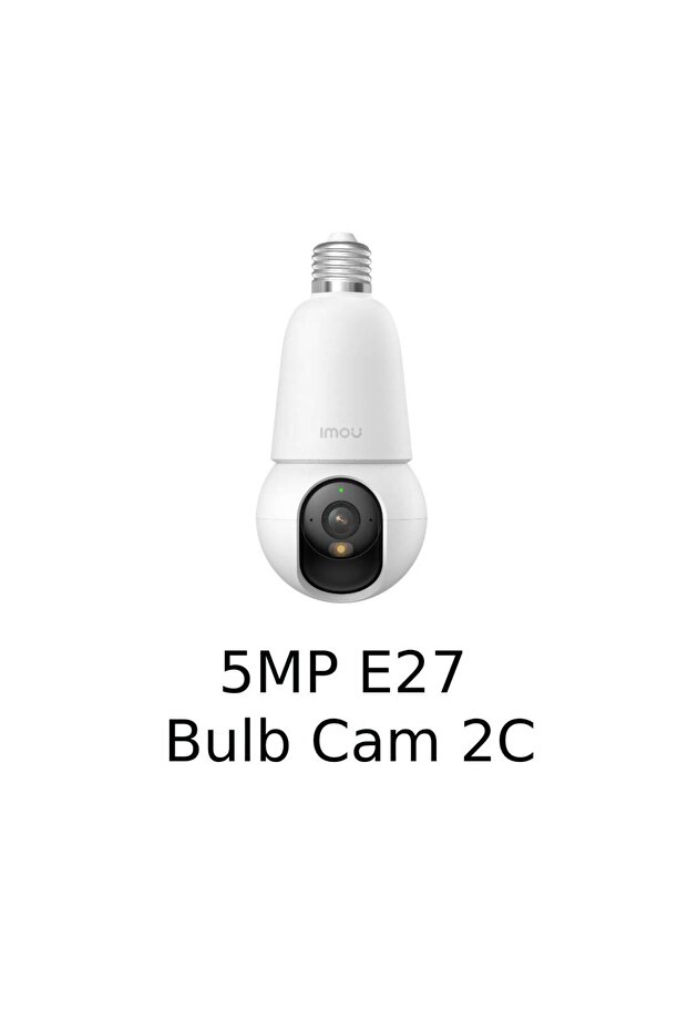 كاميرا لمبة بدون قابس 3.6 مم 2C 5MP E27 IMOU Bulb Cam 2C 3MP/5MP 2K/3K E27 كاميرا مراقبة برؤية ليلية