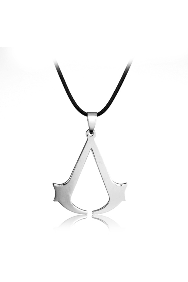 N528-silver Game Valhalla Odyssey Necklace Altair Ezio Connor Desmond Miles Abstergo Alloy Pendant C