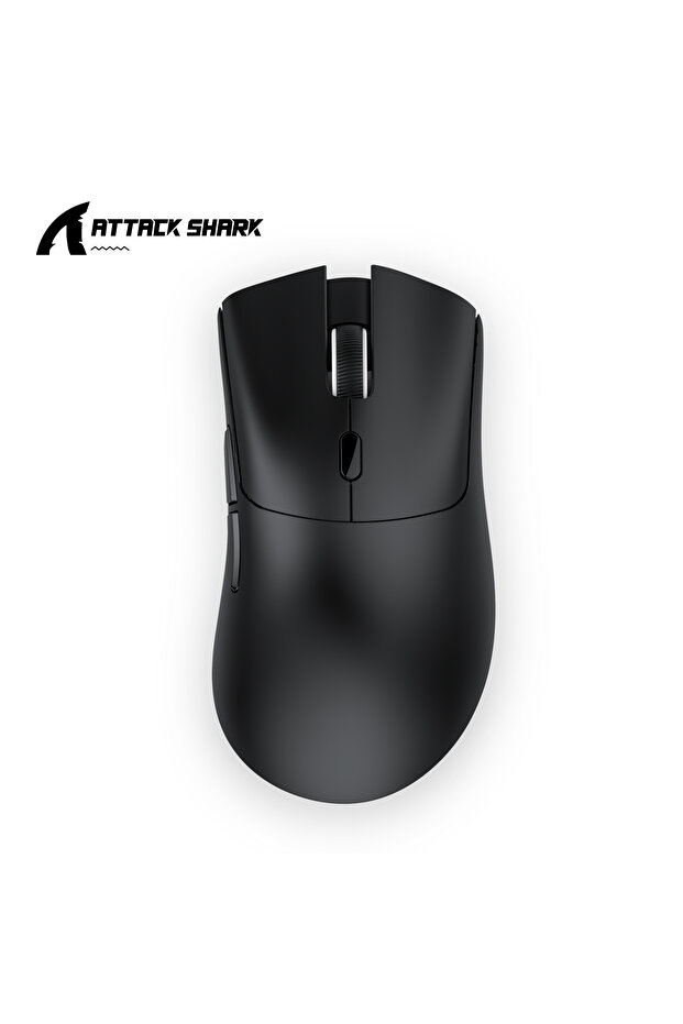 R1 Black Lightweight ATTACK SHARK R1 Wireless Gaming Mouse Tri Mode 2.4G Bluetooth Wired RGB Ergonom