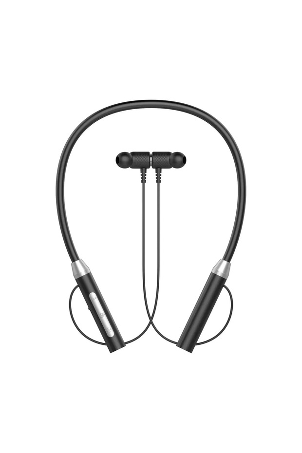 black New K58 Bluetooth headset neckband magnetic headset sports running Bluetooth 5.3 headset with
