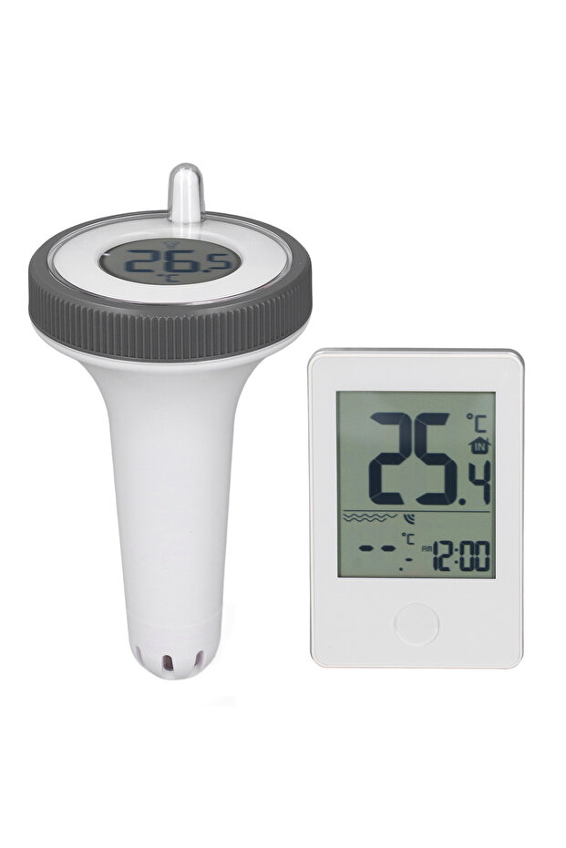 Thermometer Wireless Pool Thermometer LCD Display 0.1℃ Accuracy Waterproof Digital Floating Thermome