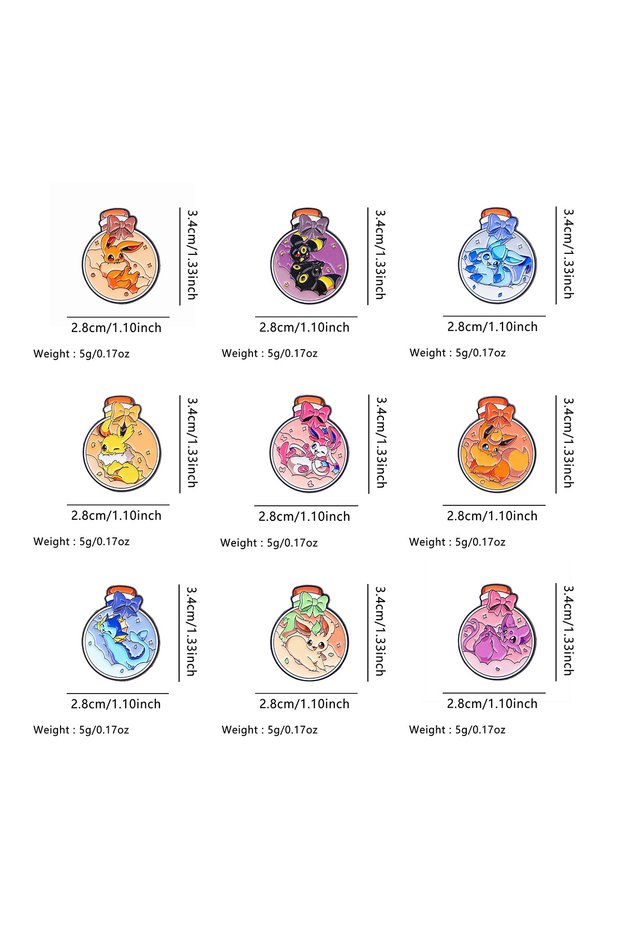 Bandai 2 4-13pcs Cute Duck Enamel Pin Cartoon Animals Brooch For Coat Brooch Set Fashion Lapel Badge