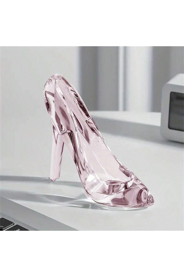 1pc Pink 1pc Creative Acrylic Crystal Shoe Festival Party Decorations Wedding Venue Ornaments Prince