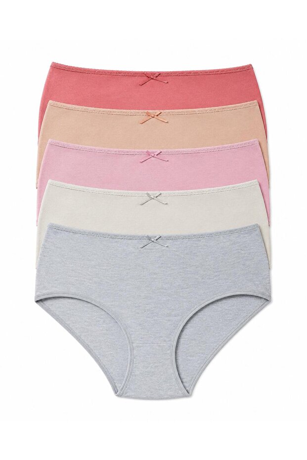 High Waist 5-Piece Bato Panties 5010-2
