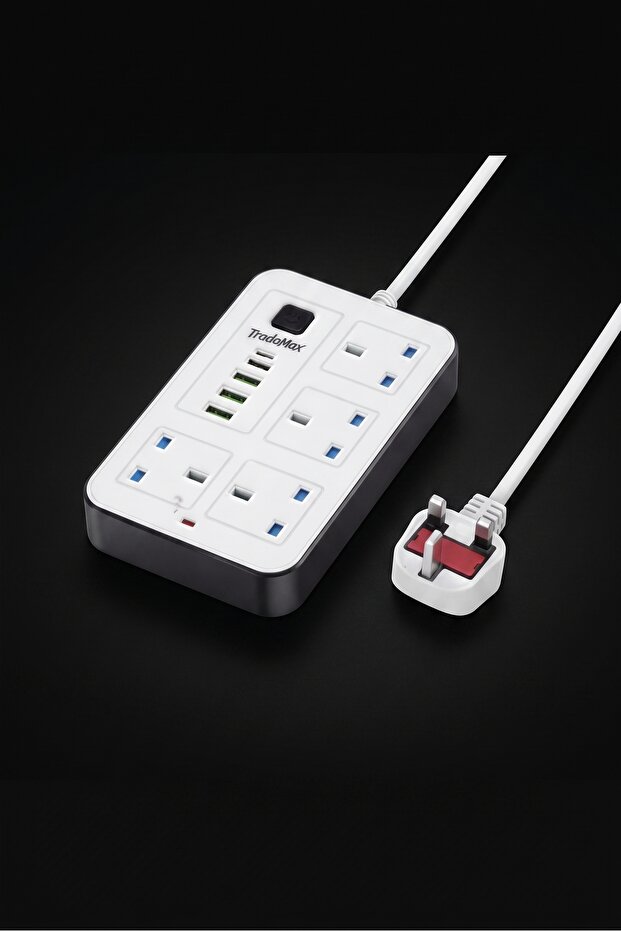The ideal solution for large spaces: a smart 5-meter extension cord with PD fast charging support.