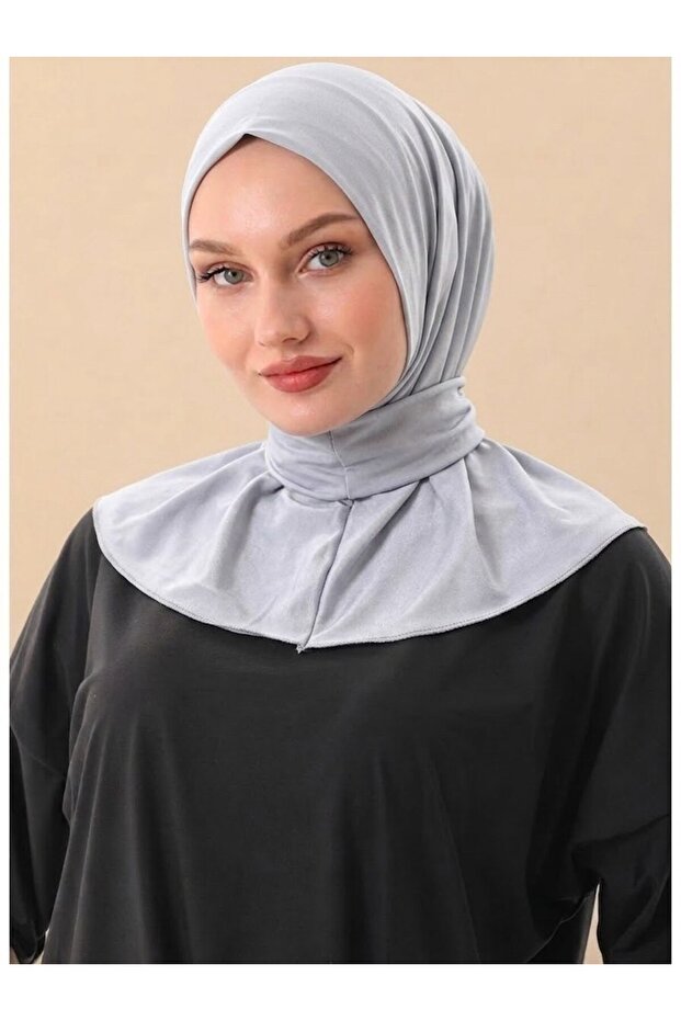 Snap-on hijab cap