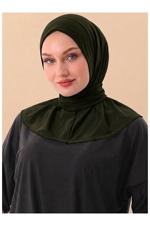 Snap-on hijab cap