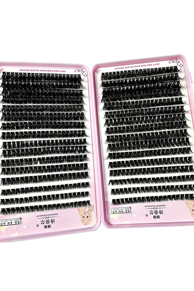 MIX 0.07mm D 32Rows JMS100P New 32 Rows 640 PCs Natural Wispy Cluster DIY Lash Extension High Qualit