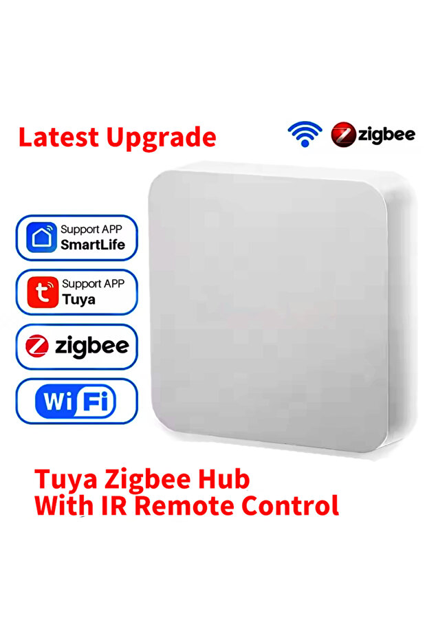 مع بوابة Tuya Zigbee 3.0 بالأشعة تحت الحمراء، جسر المنزل الذكي اللاسلكي، تطبيق الحياة الذكية، التحكم عن بعد، التشغيل الآلي