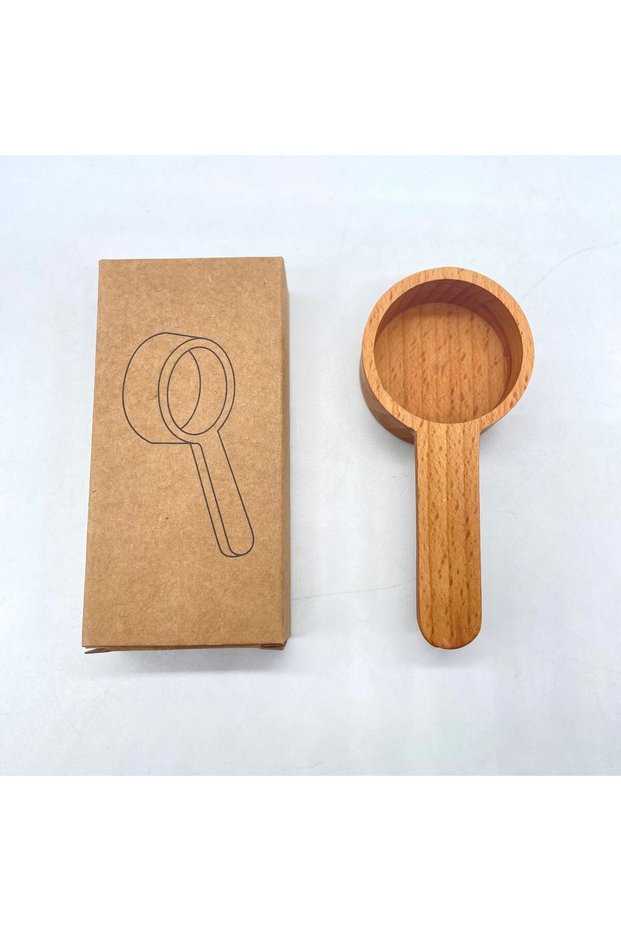 10cm B Wooden Measuring Spoon Set Kitchen Measuring Spoons Tea Coffee Scoop Sugar Spice Measure Spoo