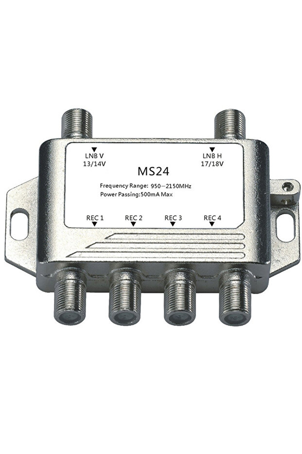 2 in 4 2 in 4 Satellite Splitter Antenna CableSatellite MultiSwitch FTA TV LNB Switch For Cascade Sa