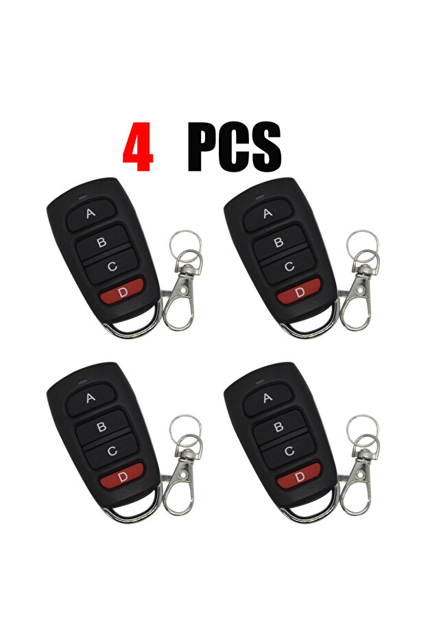 FIX001-4PCS copy 433.92MHz rolling code Compatible remote control garage doorGarage 2260 , 2262 , PT