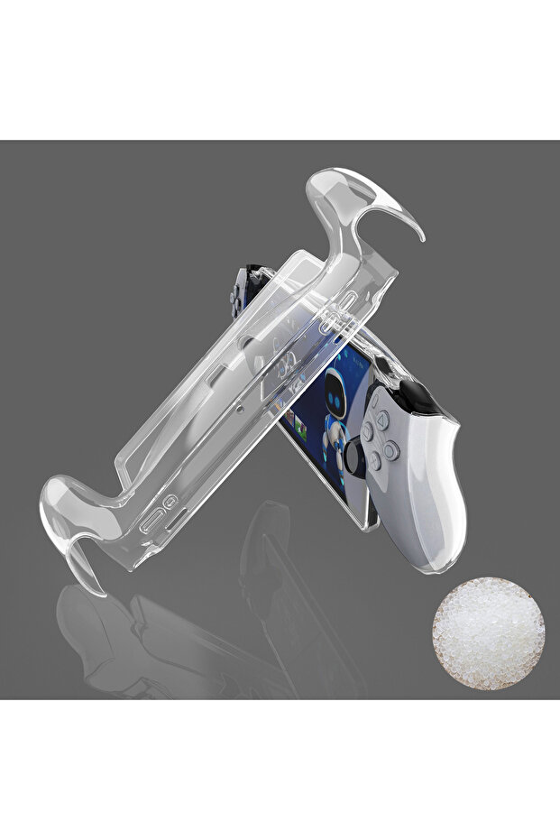 Clear For Sony PlayStation Portal Case Game Console Clear Silicone Protective Shell Back Cover Ergon