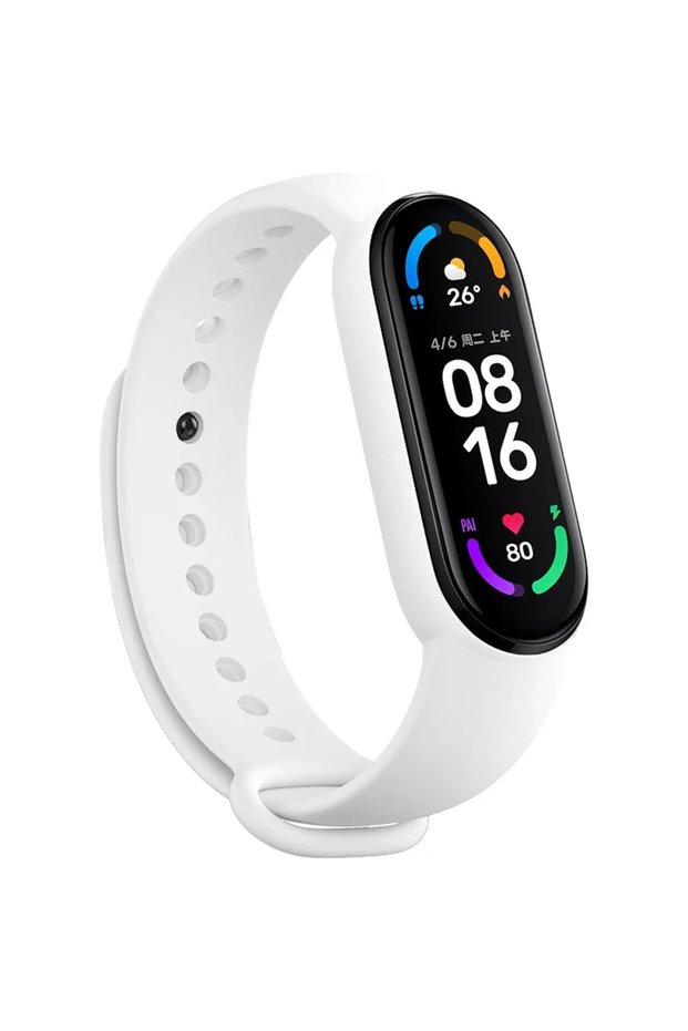 Miband 5 6 White Official Silicone Strap for Xiaomi Mi Band 7 6 5 4 Bracelet Sport Watch Wristband M