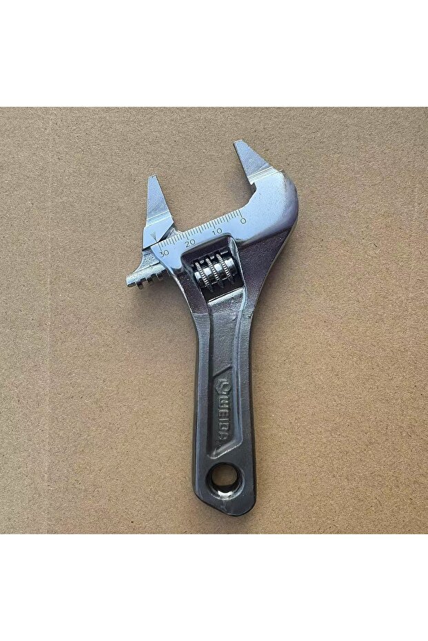 5inch 140mm Ultra-Thin Adjustable Wrench with Large Opening Short Handle Mini Monkey Spanner Laser S