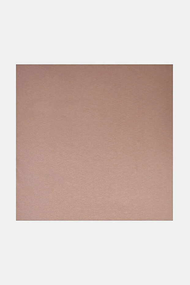 Jacquard Plain Scarf Brown