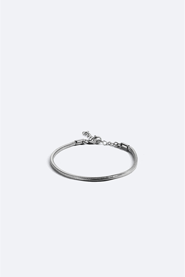 Men's Silver Color Steel Bracelet B009614