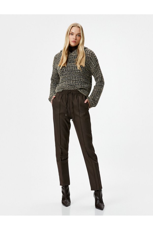 X Selected by Şahika Ercümen - Carrot Pants with Tie Waist
